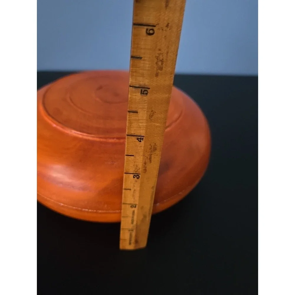 Vintage‎ Wooden Dapa Bhutanese Burl Maple Wood Bowl Used for Commoners